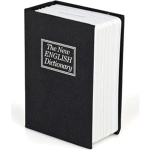 Kitap Görünümlü Anahtarlı Gizli Kasa Kumbara (Siyah)