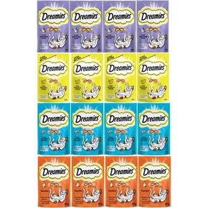 Peynirli-Somonlu-Ördek Etli-Tavuk Etli Kedi Ödülü 60 gr * 16 Adet