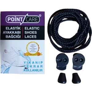 Point Care Akıllı Kilitli Elastik Ayakkabı Bağcık 100 cm