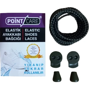 Point Care Akıllı Kilitli Elastik Ayakkabı Bağcık 100 cm