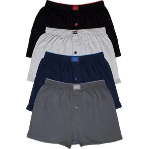 Düğmeli Erkek Boxer 3'lü Paket