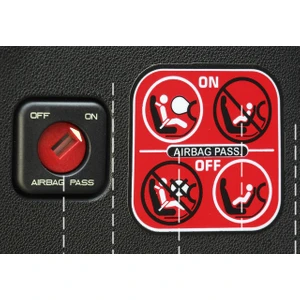 Hava Yastığı Açma Kapama Airbag Pass Etiket Stickeri