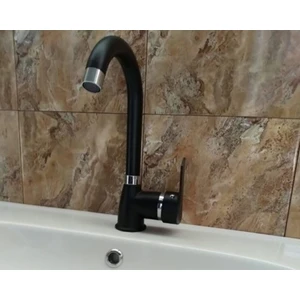 Banyo Dante Krom Kısa Kuğu Lavabo Bataryası D-40204