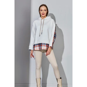 Alexander Gardi Ekose Garnili Kapüşonlu Sweatshirt (B21-61500)