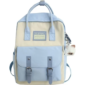 Kadınlar Naylon Sırt Çantası Şeker Renk Su Geçirmez Gençler Kızlar Için Okul Çantaları Patchwork Sırt Çantası Kadın Sırt Çantası Mochila (Yurt Dışından)