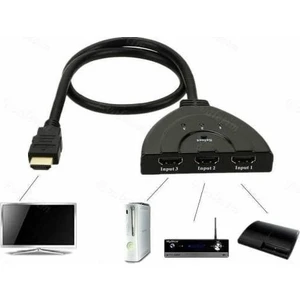 2058 HDMI Çoklayıcı Switch 3 Port Çoğaltıcı