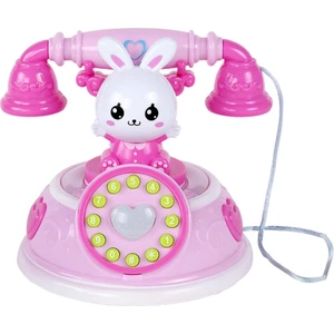 Karikatür Telefon Oyuncak Işık Müzik Hikayesi ile Çocuklar Için Bebek Pembe