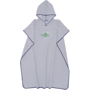 Sörf Panço Değişen Havlu Bornoz Kaputlu, Ultralight Cilt Dostu Hızlı Kuru Mikrofiber Surfer Yüzücü Plaj Panço Pelerin - Gri