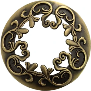 Retro Tarzı Mum Kapağı Çinko Alaşım Mumlar Topper 2.7 '' Mum Gölge Gümüş(Yurt Dışından)