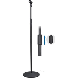BMS-01 Profesyonel Boy Mikrofon Sehpası Standı (90-180 cm)