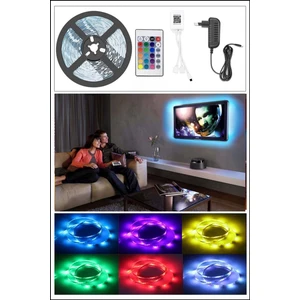Tv Arkası Uzaktan Kumandalı 5 mt LED Şerit Aydınlatma
