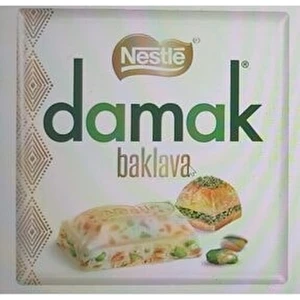 Damak Baklava Sarmalı Kare Çikolata 60 gr x6