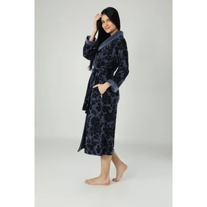 Ipliği Boyalı Bambu Cotton Bayan Sabahlık