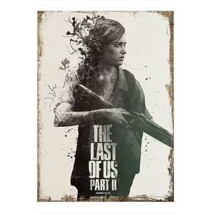 The Last Of Us Part Iı Mdf Tablo 20CM x 30CM