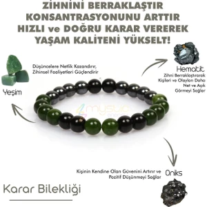Mystic Energy Doğru Karar Verme Doğaltaş Tılsım Bilekliği