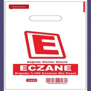 Eczane Poşetçisi Eczane Poşeti Mini Boy (15X25) 5 kg (2250 Adet)