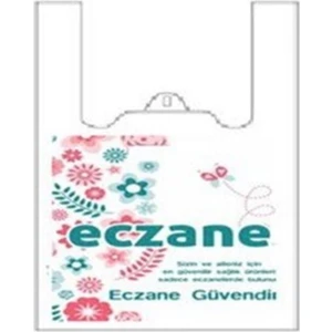 Eczane Poşetçisi Eczane Poşeti Büyük Boy Atlet 30X60 ( 2 kg )