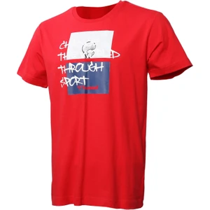 911532-1301 Regular Fit Baskılı Kırmızı Erkek T-Shirt