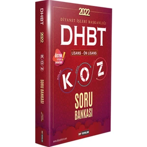 Ddy Yayınları  DHBT Koz Lisans Önlisans Soru Bankası