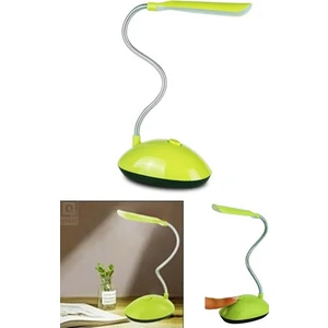 Pratik Kullanışlı Bükülebilir LED Masa Lambası Yeşil Mini Masa Lambası