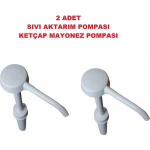 Sıvı Aktarım Pompası - Ketçap Mayonez Pompası 2 Adet