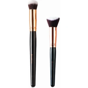 Oval Yapılı Kapatıcı Fırçası NASBRUSH0136+NASCITA 3D Kabuki Fondöten Fırçası NASBRUSH0150