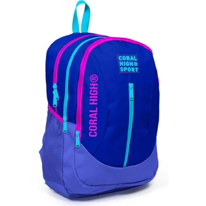 Coral High Sport Lavanta USB Şarjlı Kulaklık Çıkışlı Dört Bölmeli Sırt Çantası 23449