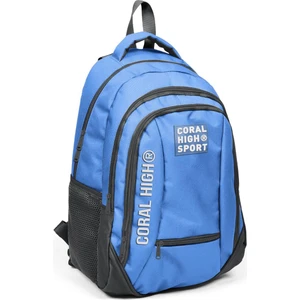 Coral High Sport Derin Mavi Koyu Gri Dört Bölmeli Sırt Çantası 23455