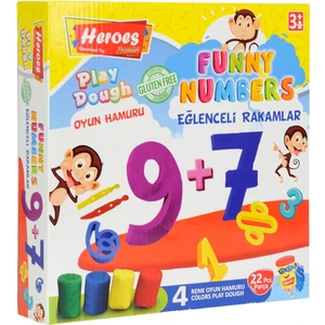 Orta Kutulu Rakam Oyun Hamur Seti