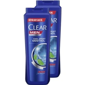 Men Cool Sport Menthol Şampuan 600 ml x 2