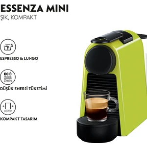 Essenza Mini D30 Green Kahve Makinesi,Yeşil