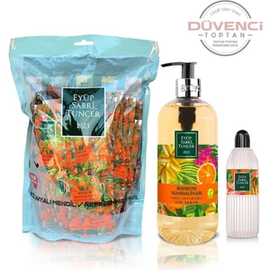 Eyüp Sabri Tuncer Bodrum Mandalinası Kolonya, Sıvı Sabun ve Islak Mendil Model 3