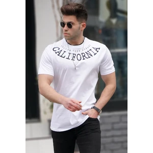 Baskılı Beyaz T-Shirt 5368