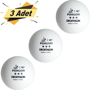 Masa Tenisi Topu Ittf Onaylı Ping Pong Topu Beyaz (3 Adet)