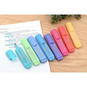 Faber Castell Textliner 8'li  Pastel Fosforlu Kalem Seti