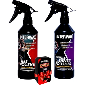 Interwax 2'li Set Lastik Parlatıcı ve Jant Temizleyici 500 ml