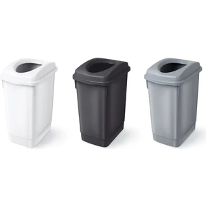 Melkan Home Banyo Çöp Kovası 27 lt. Atık Kutusu Cafe Otel Çöp Kovası Geri Dönüşüm Kutusu 27 lt. 3 Adet