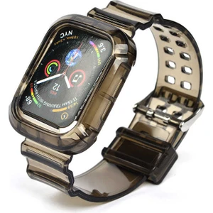 Apple Watch Uyumlu 1/2/3/4/5/6/se 42MM Kordon Renkli Gövde Korumalı Kayış Esnek Şık Tasarım  Bileklik