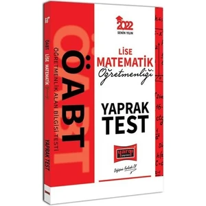 Yargı Yayınevi 2022 ÖABT Lise Matematik Öğretmenliği Yaprak Test