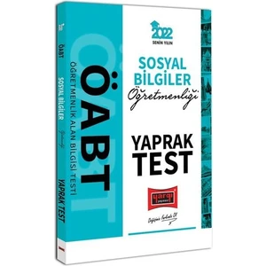 Yargı Yayınevi 2022 ÖABT Sosyal Bilgiler Öğretmenliği Yaprak Test