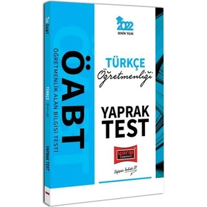 Yargı Yayınevi 2022 ÖABT Türkçe Öğretmenliği Yaprak Test