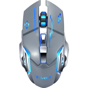 Q13 Şarj Edilebilir Sessiz Ergonomik 6 Tuş Rgb Kablosuz Oyuncu Faresi (Yurt Dışından)