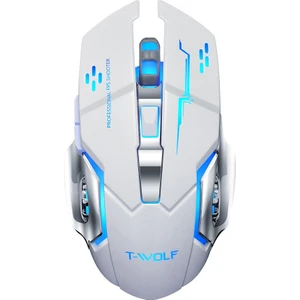 Q13 Şarj Edilebilir Sessiz Ergonomik 6 Tuş Rgb Kablosuz Oyuncu Faresi  (Yurt Dışından)