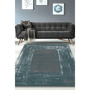 Cappio Halı Mavi Eskitme Desenli Halı  - CP1236