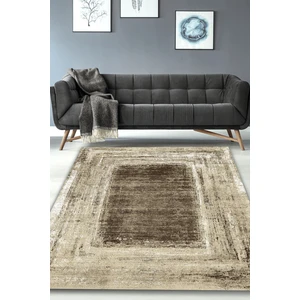 Woolly Halı Kahverengi Eskitme Desenli Halı  - WL1237