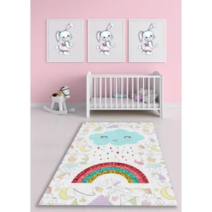 Woolly Halı Bulut ve Gökkışağı Desenli Halı  - WL1293