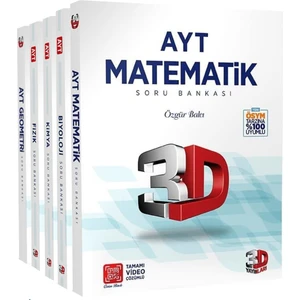 3D Yayınları AYT Sayısal Soru Bankası Seti
