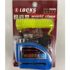 Disk Kilidi Mavi Alarmlı Hatırlatma Kablolu