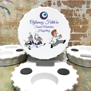 Otuz9 Reklam Kapak Açacaklı Magnet Doğum Günü - Sünnet - Diş Buğdayı (25 Adet)