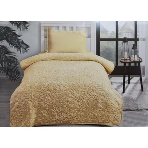 Tek Kişilik Battaniye Trendy Hardal